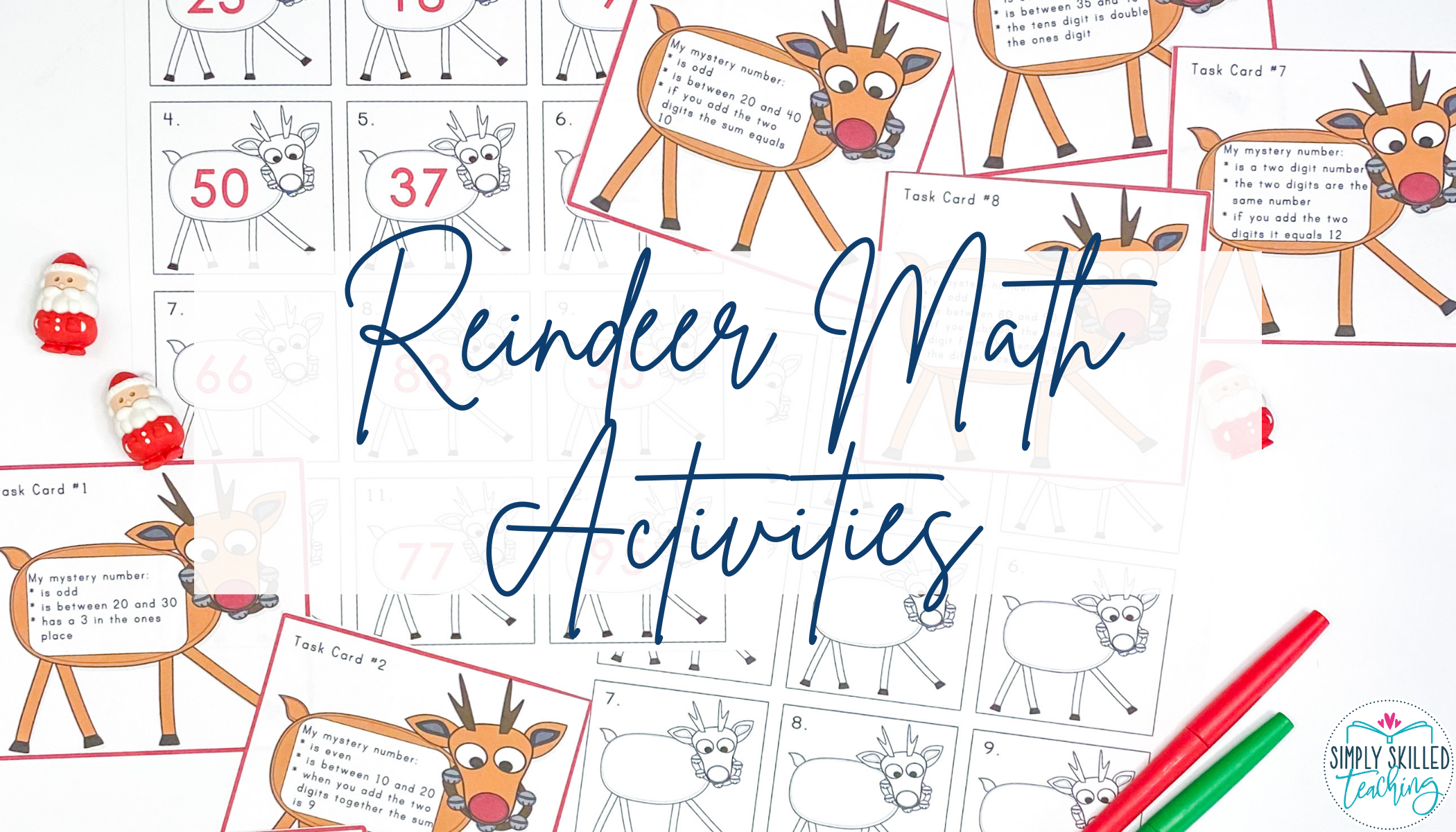 Reindeer Math Activities