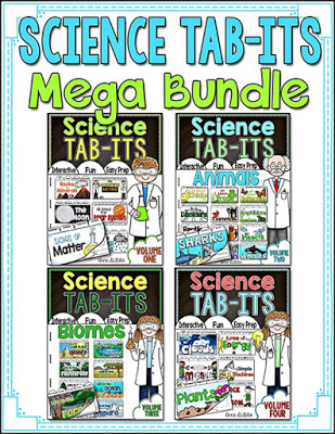 Science Mega Bundle Tab Its resources for your classroom