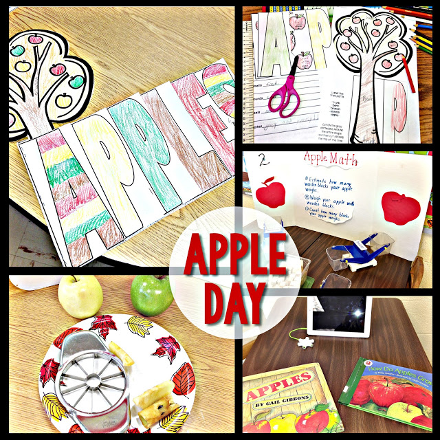 Apple Day activities in the classroom